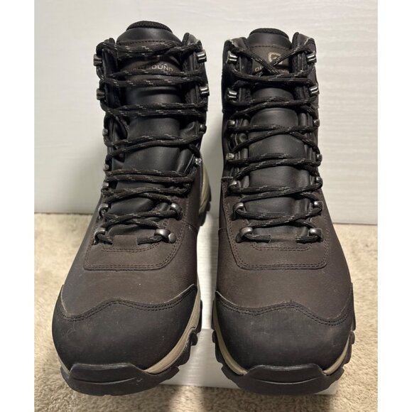 Outbound Mens Waterproof Hiking Boots Size 9 Yukon Brown EUC - Picture 4 of 12